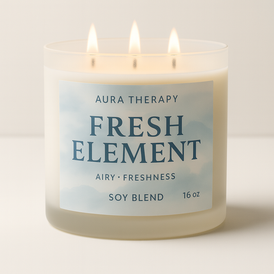 Fresh Element 16oz 3-Wick Soy Blend Candle